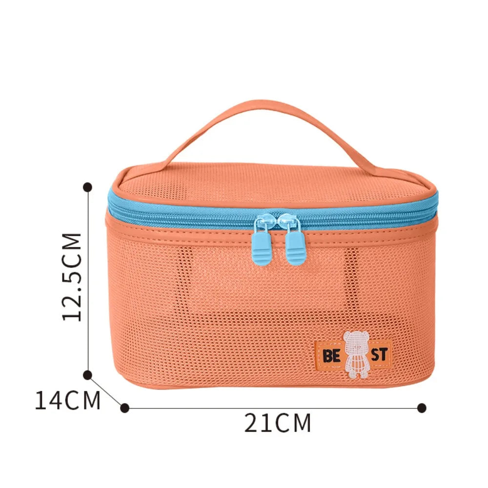 GlowCarry™ Luxury PU Leather Toiletry Bag – Leak-Proof, Stylish & Travel-Ready
