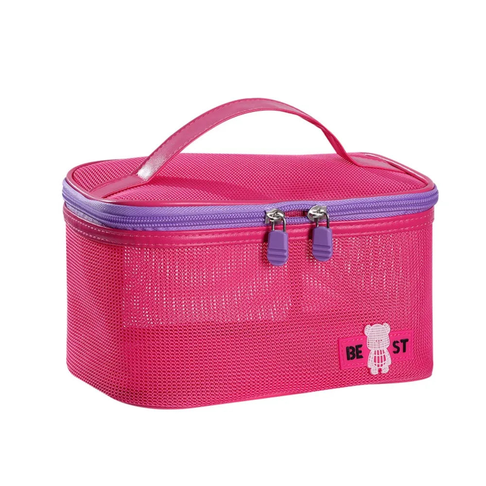 GlowCarry™ Luxury PU Leather Toiletry Bag – Leak-Proof, Stylish & Travel-Ready