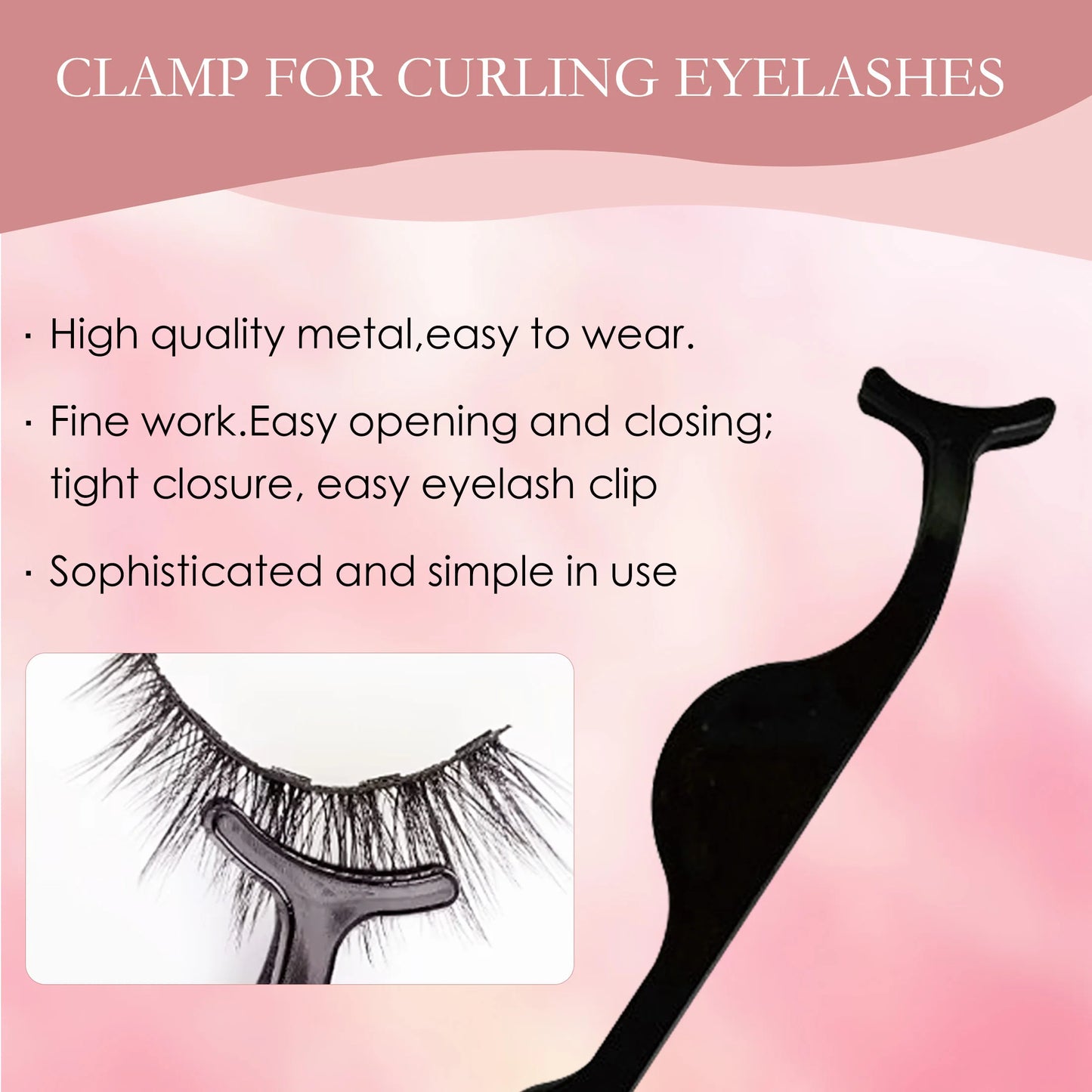 Magnetic False Eyelashes – 5 Rows, Naturally Thick & Curled, 10–15mm with Eyeliner